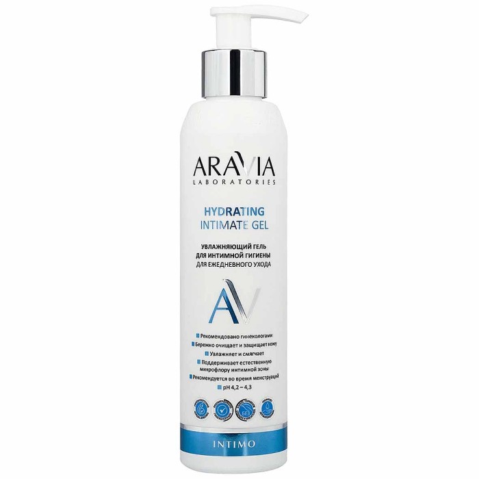 Гель для интимной гигиены Aravia Laboratories для ежедневного ухода увлажняющий 200мл