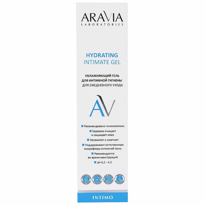 Гель для интимной гигиены Aravia Laboratories для ежедневного ухода увлажняющий 200мл
