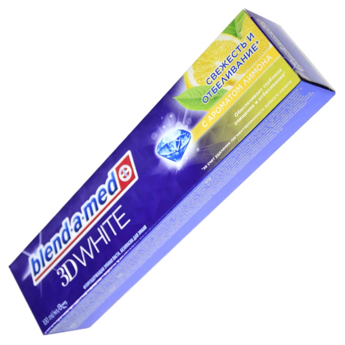 Паста зубная Blend-a-med 3D White Luxe Свежесть лимона 100мл к/у