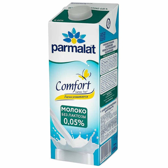 Молоко Parmalat Comfort безлактозное обезжиренное 1л т/п