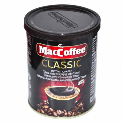 Кофе MacCoffee Classic раст 100гр ж/б