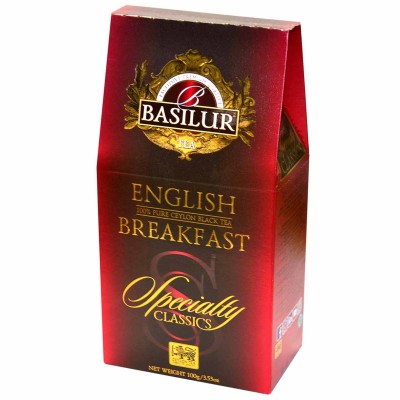 Чай Basilur English Breakfast черный 100гр к/у