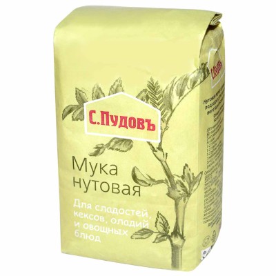 Мука С.Пудовъ нутовая 450гр м/у