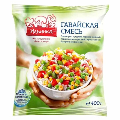 Смесь овощная Ильинка Гавайская 400гр м/у