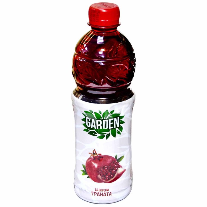 Напиток Garden со вкусом граната негаз 0,45л пэт