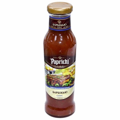 Соус Paprichi Барбекью американская кухня 320гр ст/б