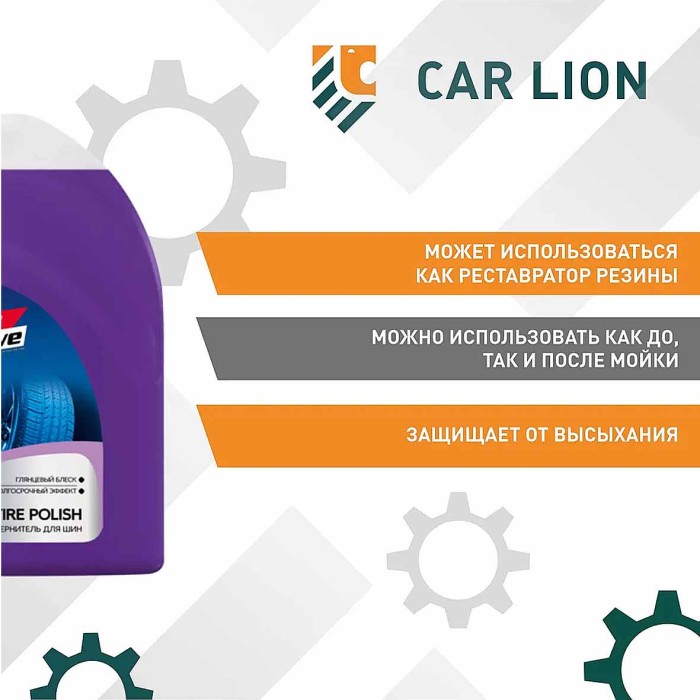 Полироль-чернитель для шин Dr.Active Tire Polish 1л пэт