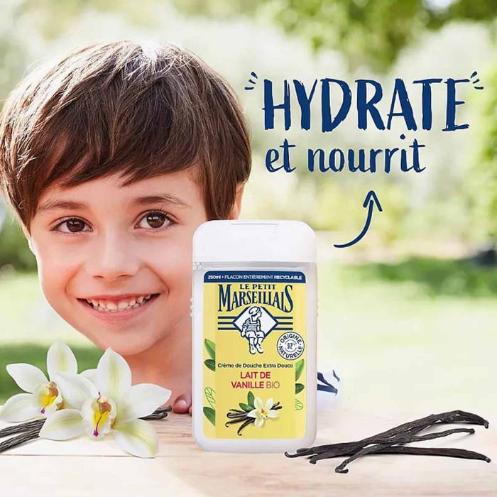 Гель для душа Le Petit Marseille Ванильное молоко 250мл пэт