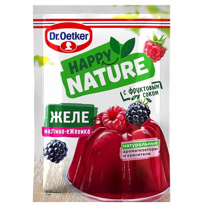 Желе Dr.Oetker малина и ежевика 41гр м/у