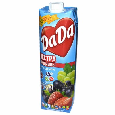 Нектар DaDa Экстра витамины ягодный морс 0,95л т/п