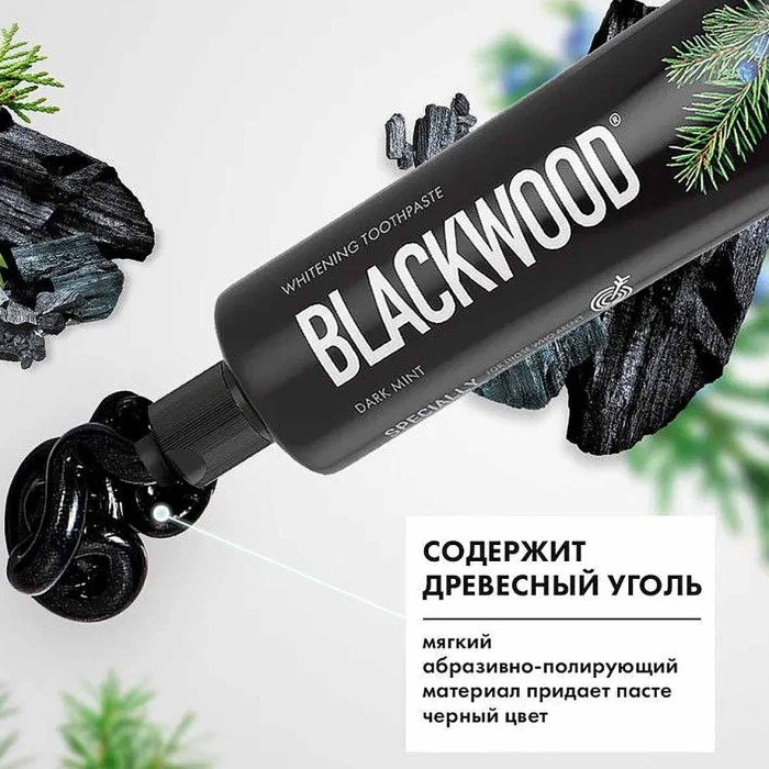 Паста зубная Splat Черное дерево 75мл к/у