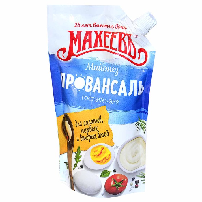 Майонез Махеевъ Провансаль Белый 380гр д/п