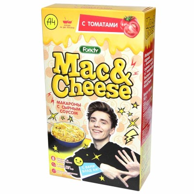 Макароны Mac&amp;Cheese С томатами с сырным соусом 143гр к/у