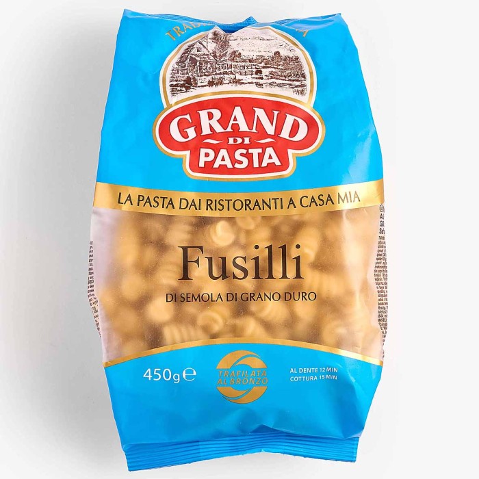 Макароны Grand di Pasta Спираль 450гр к/у