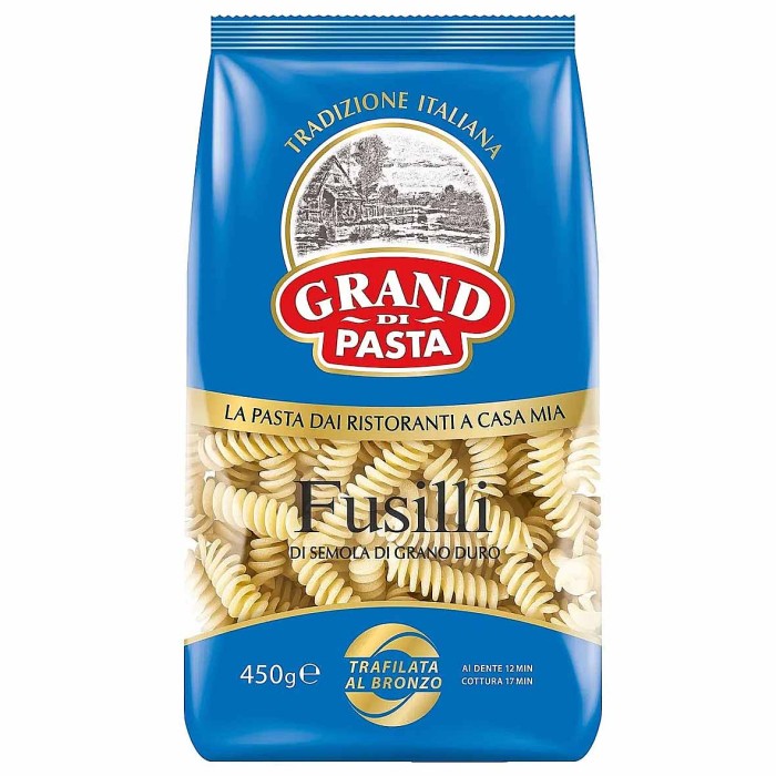Макароны Grand di Pasta Спираль 450гр к/у