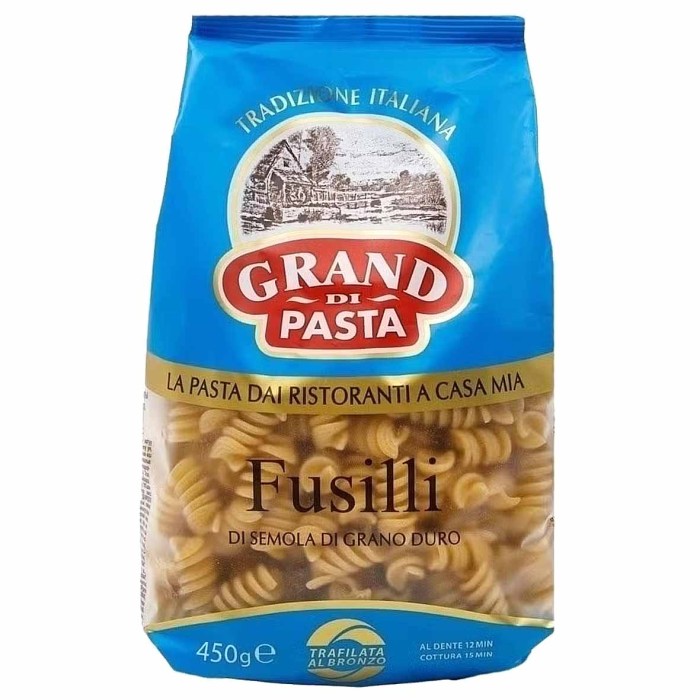 Макароны Grand di Pasta Спираль 450гр к/у