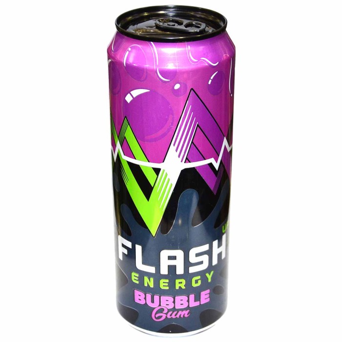 Напиток энергетический Flash Up Energy Bubble Gum 0,45л ж/б