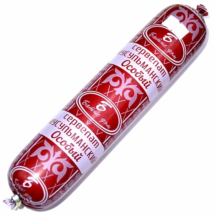 Колбаса п/к Батыс Дәм Сервелат Мусульманский 400гр
