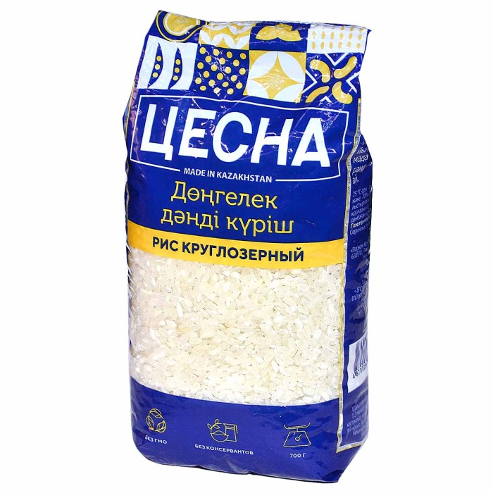 Крупа рис Цесна круглозерный 700гр м/у