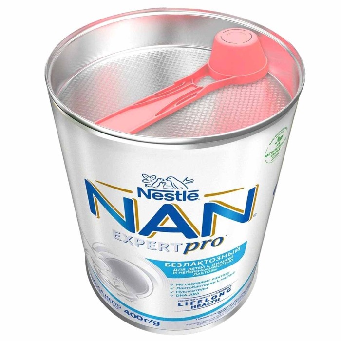 Смесь Nan безлактозный с 6мес 400гр пэт