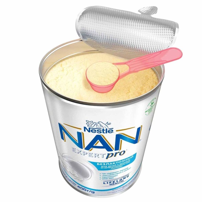 Смесь Nan безлактозный с 6мес 400гр пэт