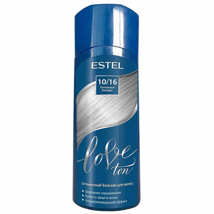Бальзам оттеночный для волос Estel Love ton  Пепельный блондин 10/16 150мл пэт