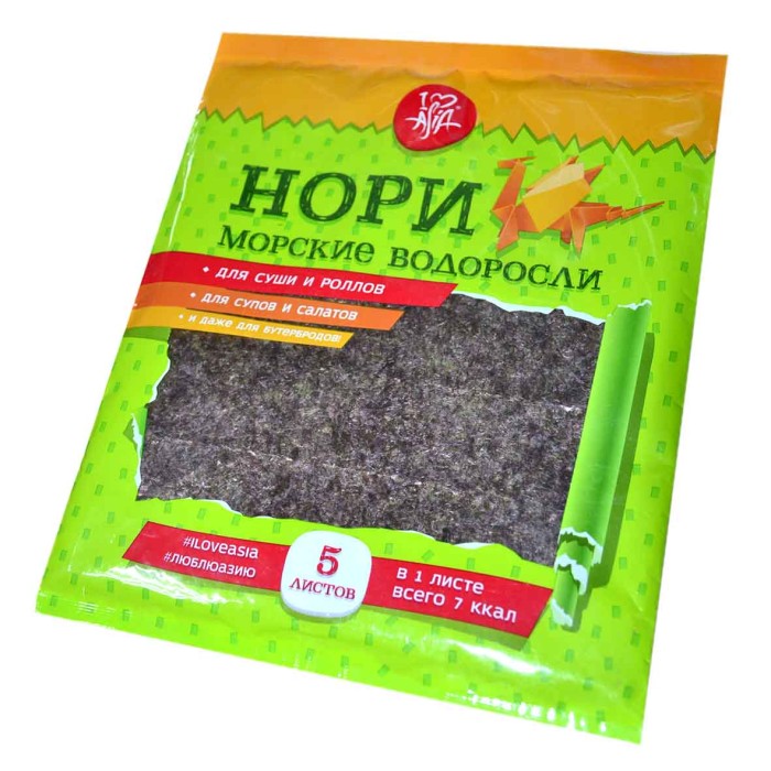 Нори для суши I love Asia 5 листов