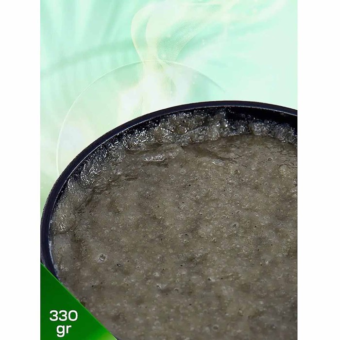 Скраб для тела Café Mimi Детокс морская соль и голубая глина 330гр пэт