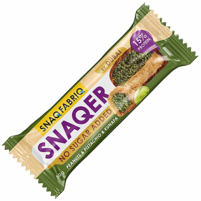 Батончик глаз. Snaqer арахис/фисташка и хрустящее тесто 50гр м/у