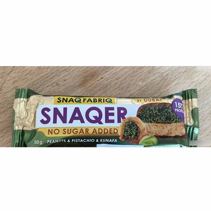 Батончик глаз. Snaqer арахис/фисташка и хрустящее тесто 50гр м/у