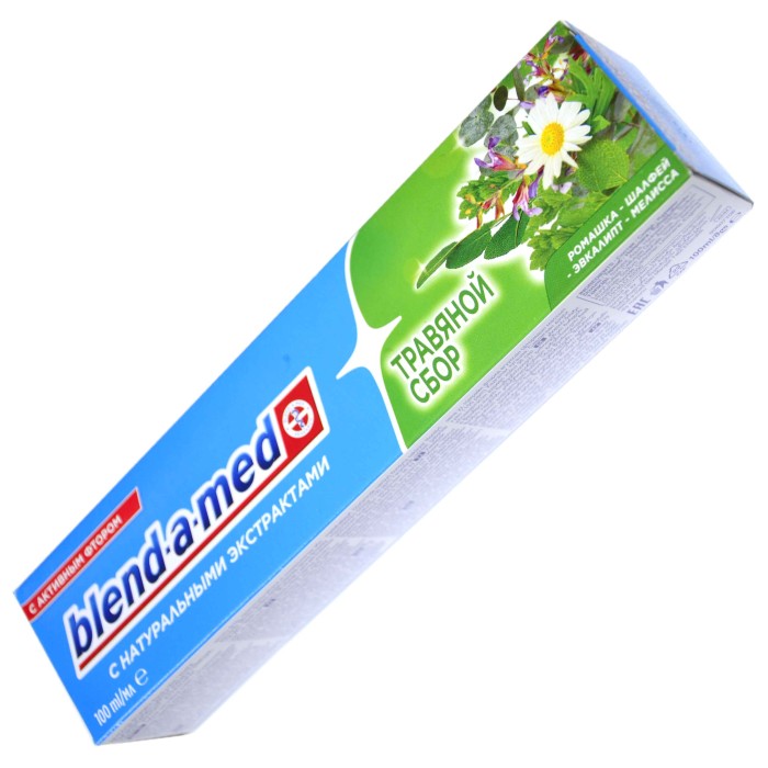 Паста зубная Blend-a-med Анти-кариес травяной сбор 100мл к/у