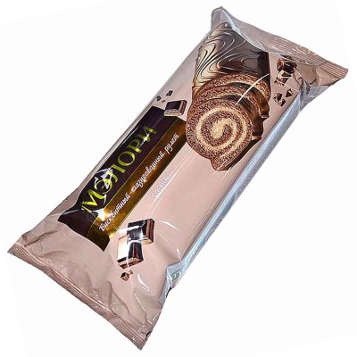 Рулет Мэлори глазированный с какао 200гр м/у