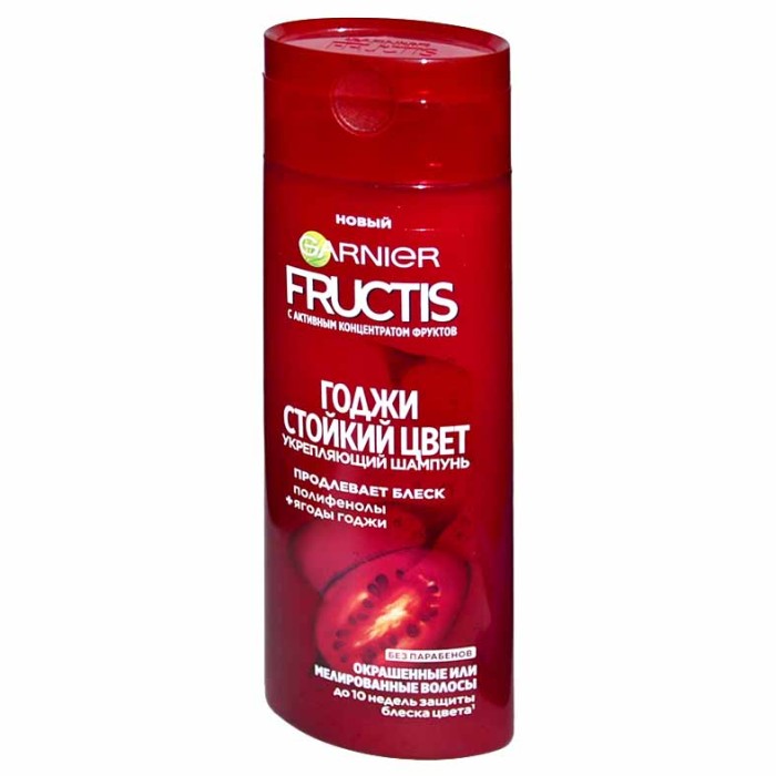 Шампунь для волос Fructis Годжи стойктй цвет 250мл пэт