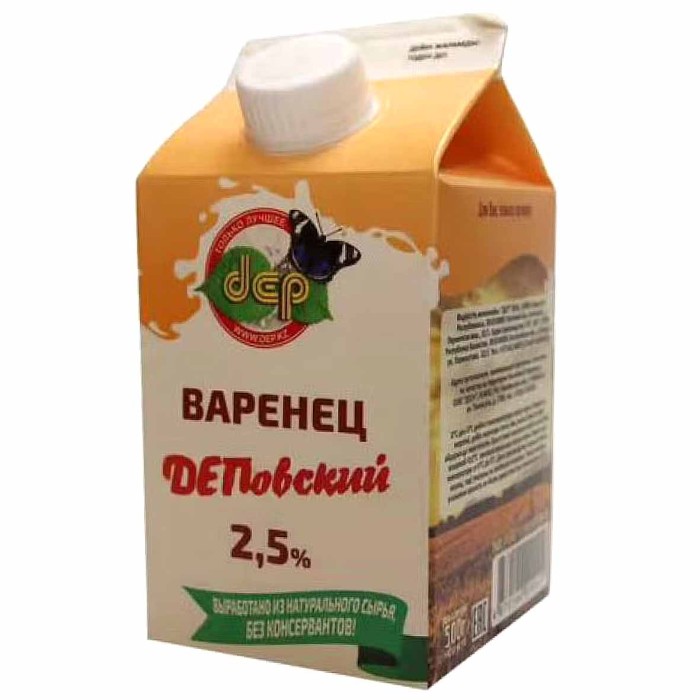 Варенец dep ДЕПовский 2,5% 500мл т/п