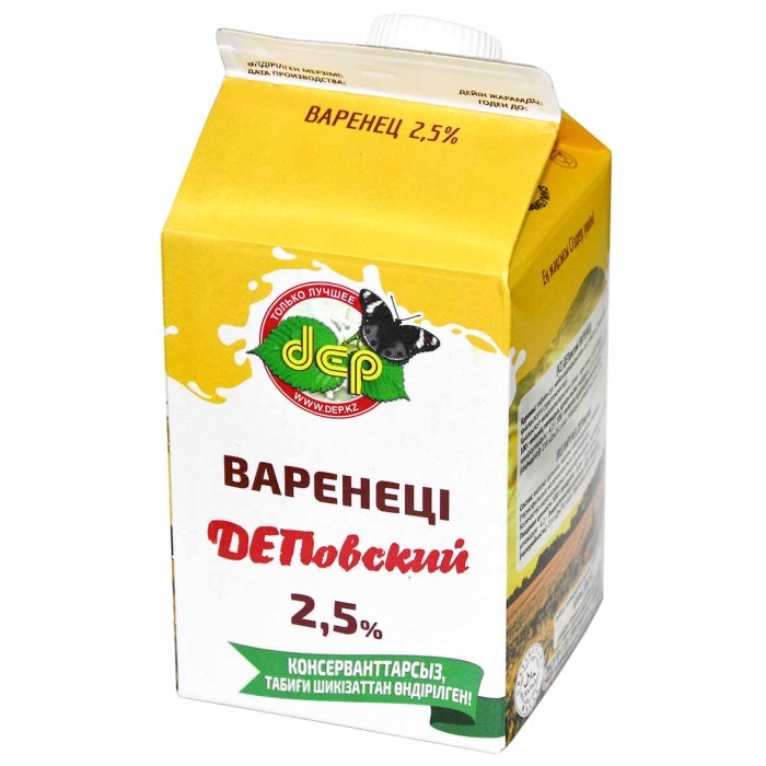 Варенец dep ДЕПовский 2,5% 500мл т/п