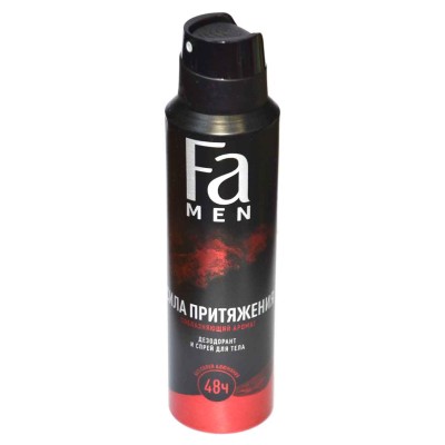 Дезодорант Fa Men Spray Attraction Force 150мл ж/б