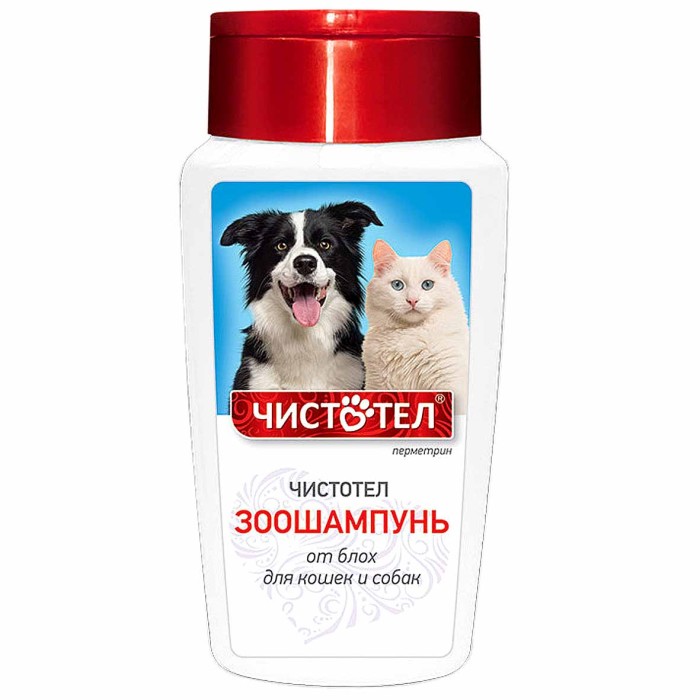 Шампунь для собак и кошек Чистотел от блох 180мл пэт