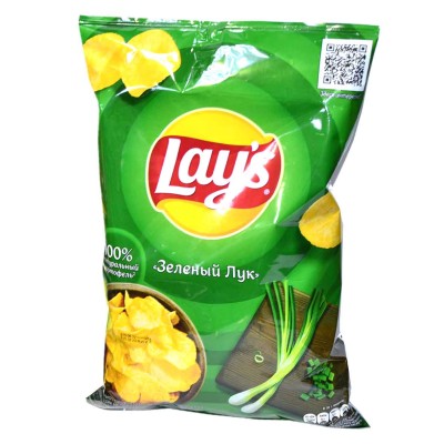 Чипсы Lay’s вкус молодой зеленый лук 81гр м/у