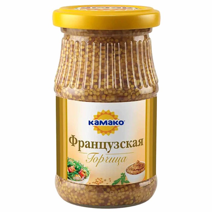 Горчица Камако Француская 170гр ст/б