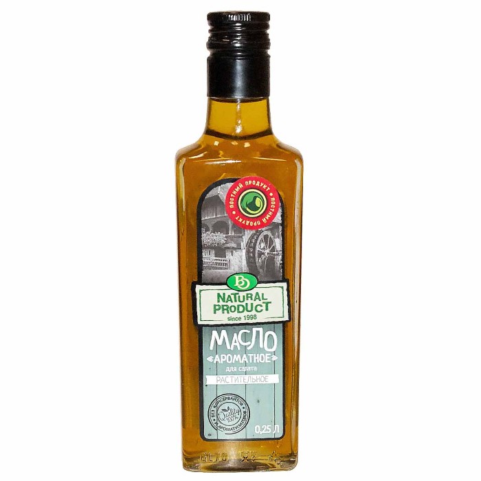 Масло растительное BO Ароматное для салата 250мл ст/б