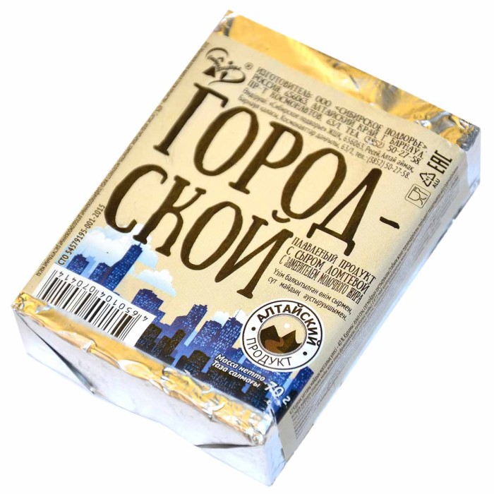 Продукт плавленый СП БМК  Городской с сыром 45% 70гр м/у
