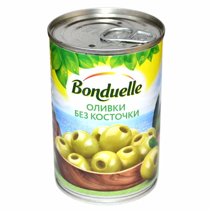Оливки Bonduelle зеленые б/к 300гр ж/б