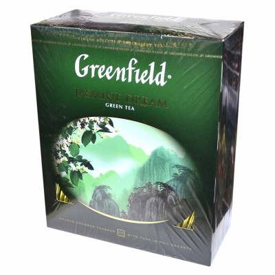 Чай Greenfield Jasmine Dream зеленый 100*2гр к/у