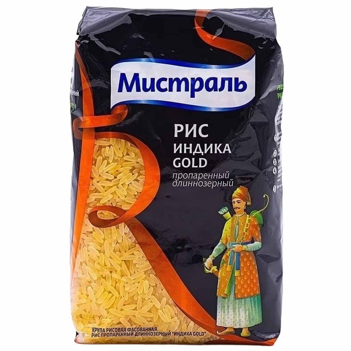 Крупа рис Мистраль Индика Gold 500гр м/у