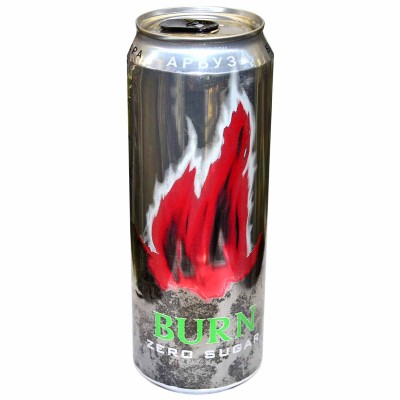 Напиток энергетический Burn Zero со вкусом арбуза 0.449л ж/б