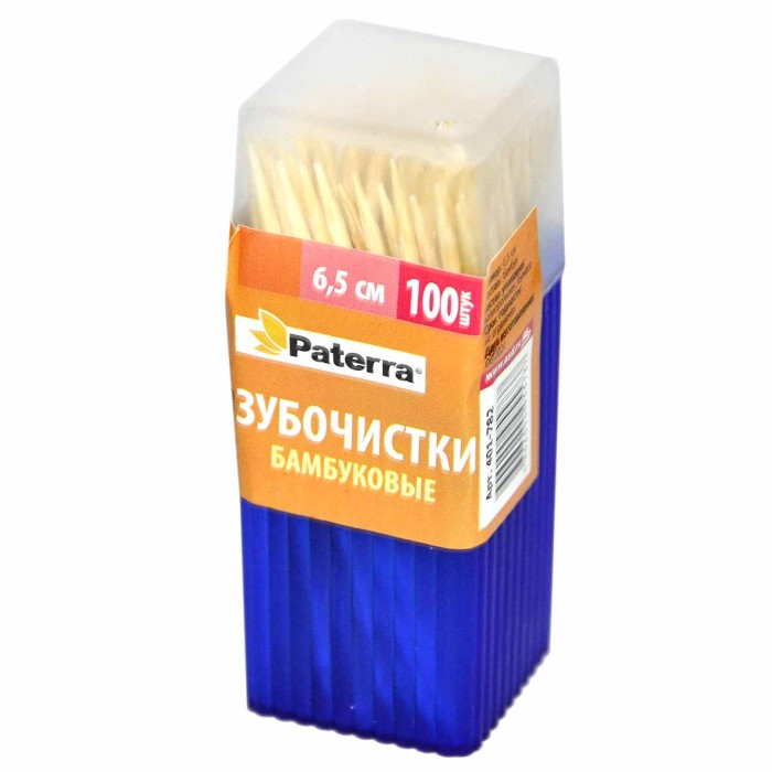 Зубочистки Paterra 100шт пэт