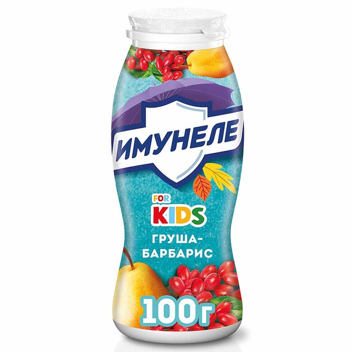 Напиток Имунеле груша-барбарис 1,5% 100мл пэт