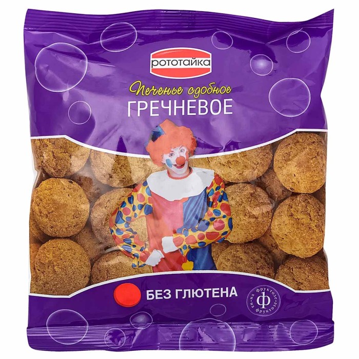Печенье Рототайка гречневое сдобное 200гр м/у