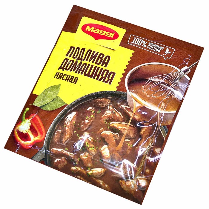 Приправа Maggi Домашняя подлива мясная 90гр м/у