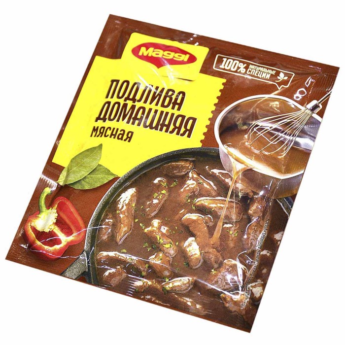 Приправа Maggi Домашняя подлива мясная 90гр м/у